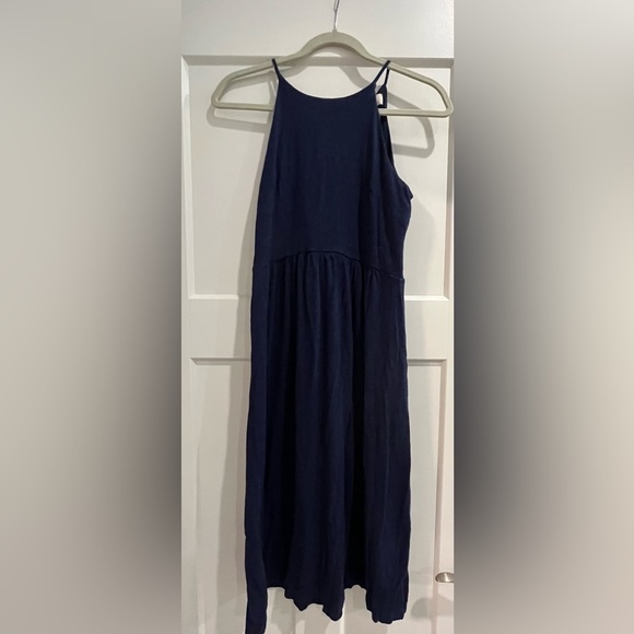 Loft Navy Spaghetti Strap Dress - Picture 3 of 3